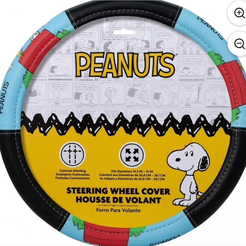 Peanuts Snoopy On Dog House Steering Wheel Cover‎
